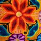 Yellow Peruvian cushion cover