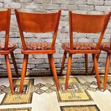 Set of 4 Hiller chairs 1960
