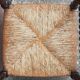 Pair of corner chairs or armchairs "fireplace corner" (Straw seat)