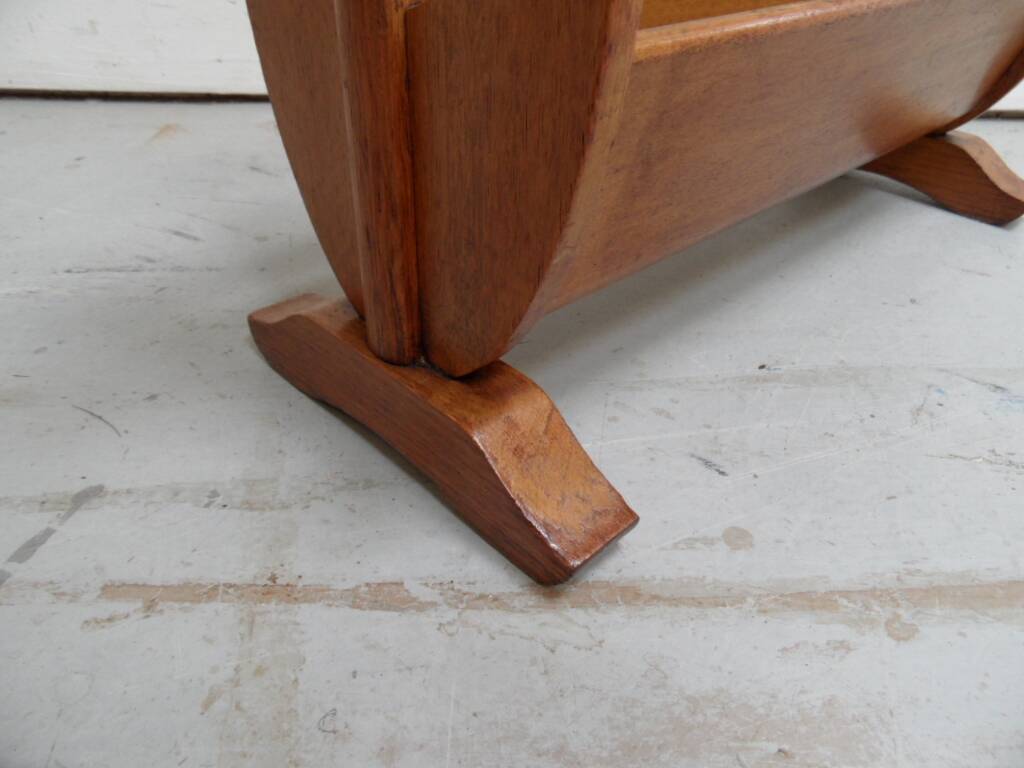 Vintage magazine rack 1950's