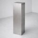 Stainless Steel Garden Pedestal / Sculptural Outdoor Plinth