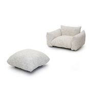 Marenco armchair set with ottoman by Mario Marenco for Arflex, 1970s