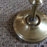 Pair of copper candle holders