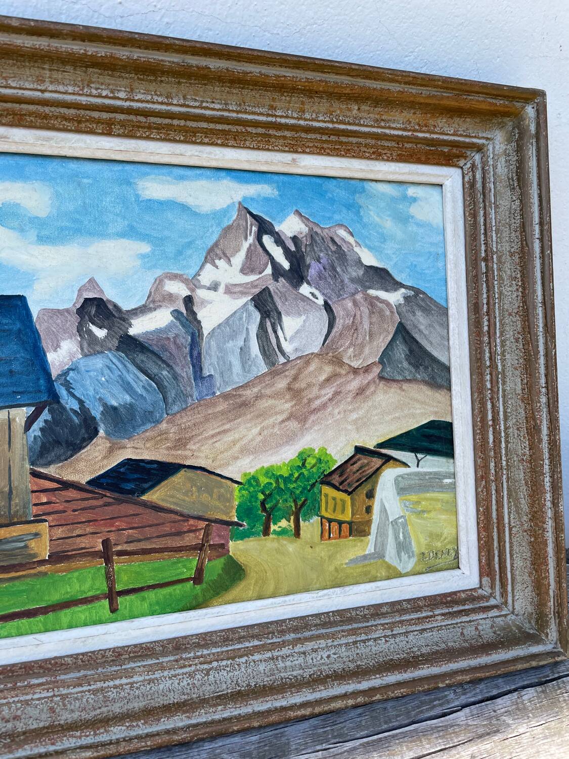 Tableau paysage montagne