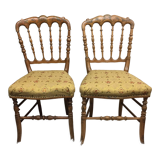 Paire de chaises anciennes style Napoléon
