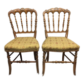 Pair of antique Napoleon style chairs