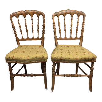 Paire de chaises anciennes style Napoléon