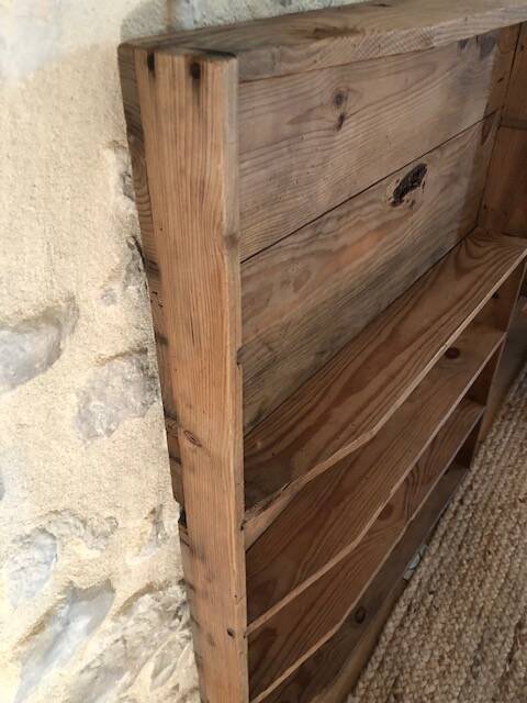 Etagère de métier en bois