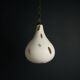 Murano opaline glass pendant lamp from the mid-century by Stilnovo, 1950s.