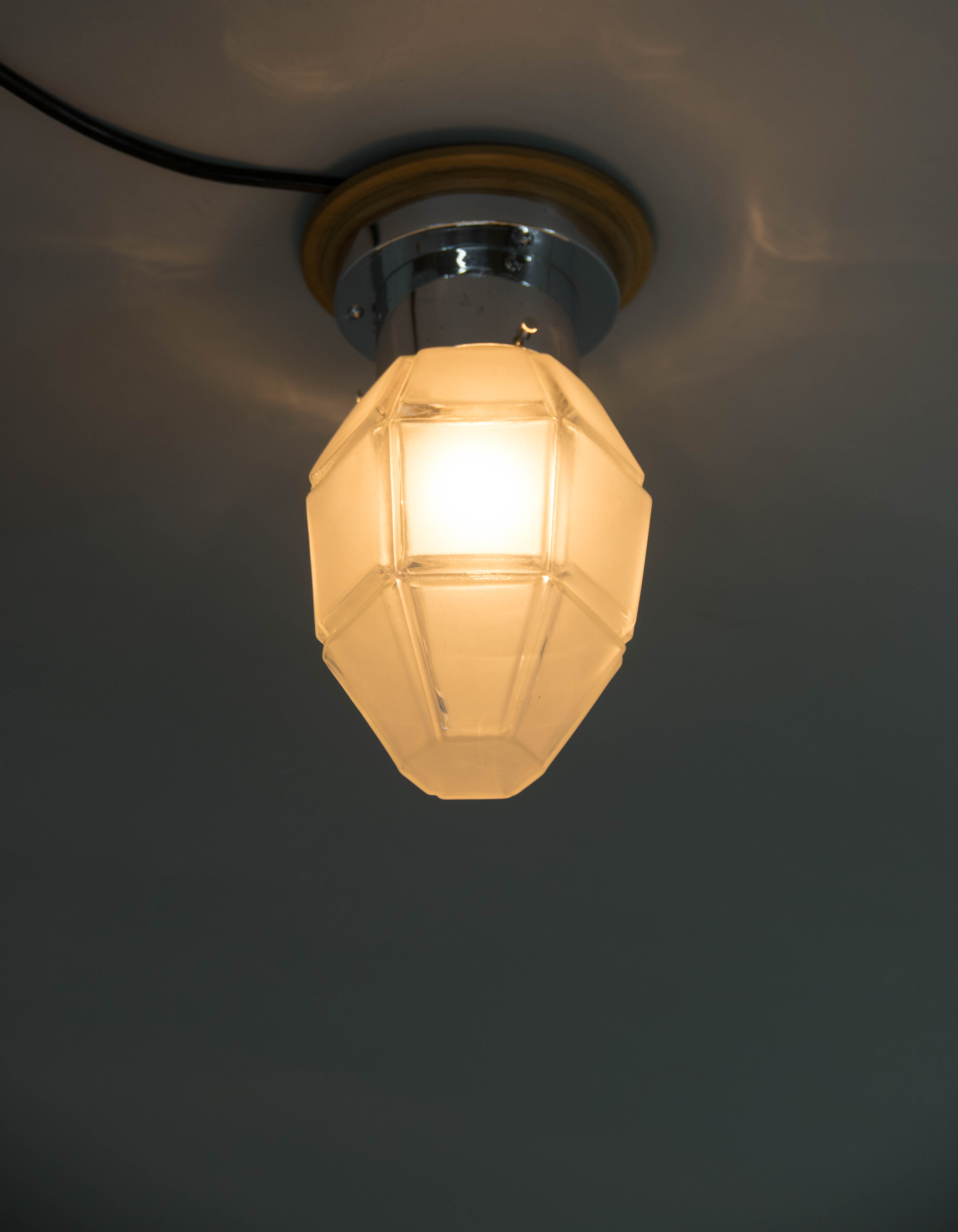Restored 1910s pendant light