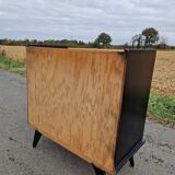 Old chest of drawers with compass feet