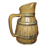 Old enamelled stoneware pitcher P65 0.8 liter in TBE