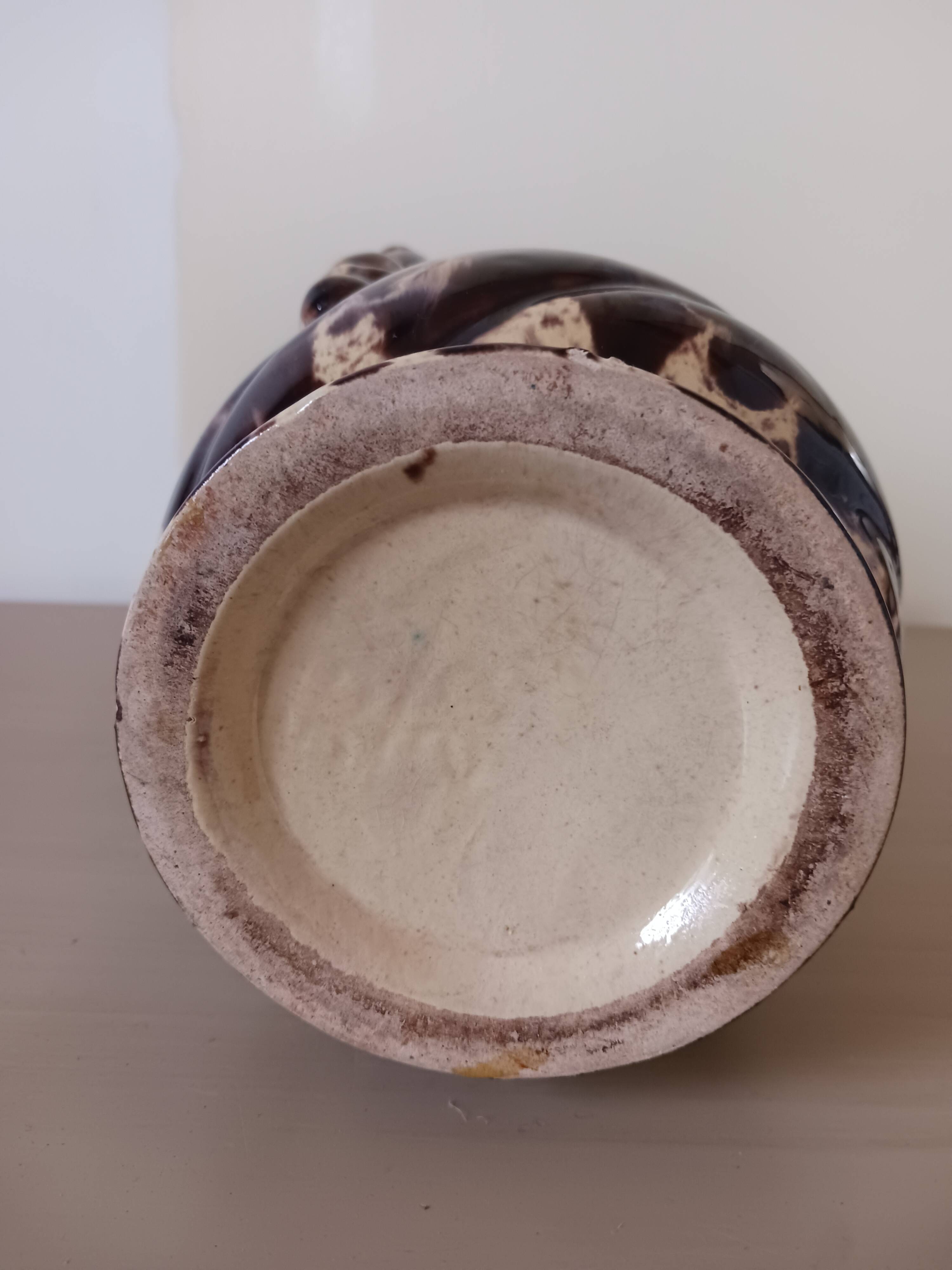 Vintage marbled vase