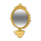 Miroir ancien en laiton