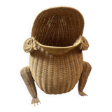 Wicker Frog Basket