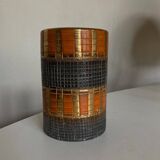 Seta series vase by Aldo Londi for Bitossi sgraffitto 1950 Italy