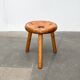 Mid-century pine sauna stool by Bertel Gardberg for Artek, 1950s.