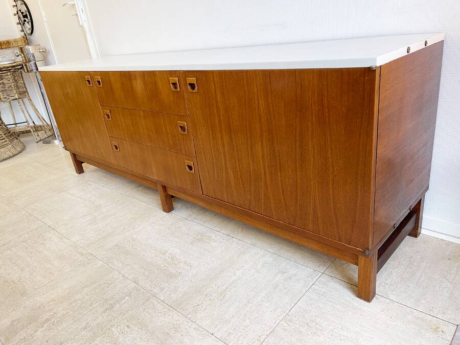 Teak sideboard by André Monpoix – circa 1960