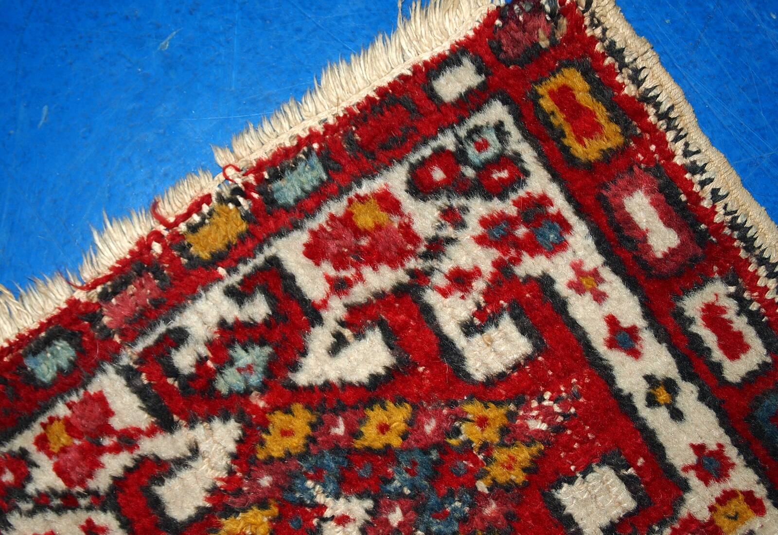 Tapis Vintage Hamadan en Laine, Années 1970, Élégance du Moyen-Orient