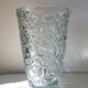 Ancient vase made of chiseled glass