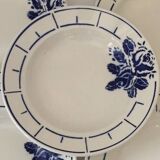 Terre de Fer Badonviller Chanzelles Blue model soup plates