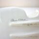 Salt and pepper shakers, glazed ceramic, Scottish terrier dog, signed
