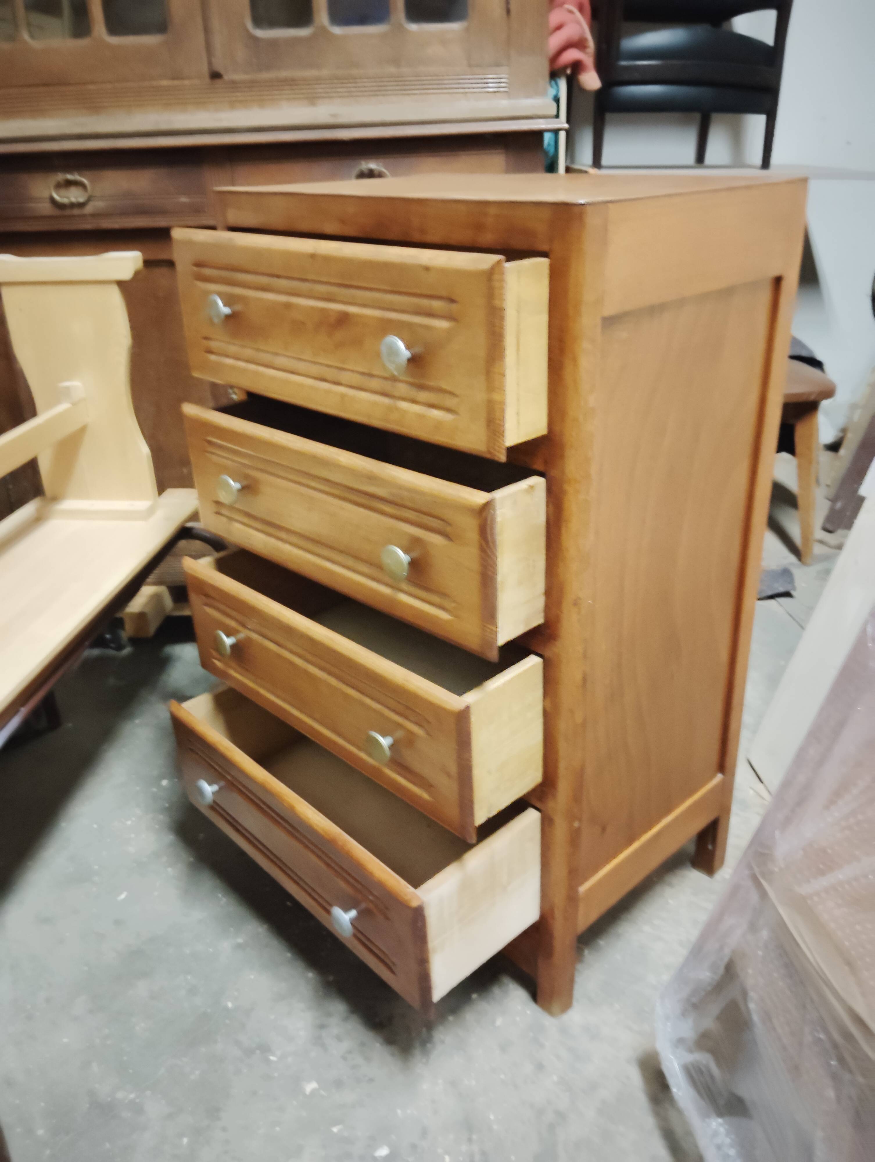 High chest of drawers/Vintage chest of drawers