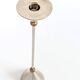 Pair of candlesticks | Steel and brass | Postmodern 1980s