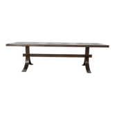 Table basse brutaliste du milieu du siècle