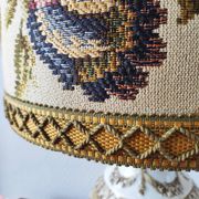 Italian Capodimonte porcelain lamp