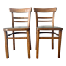 Paire de chaises de cuisine vintage