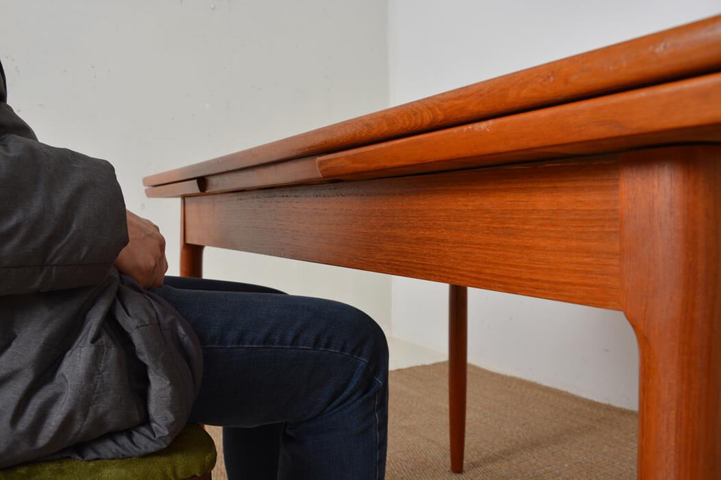 Danish dining table, published by Farstrup Møbler in the 60