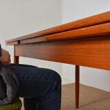 Danish dining table, published by Farstrup Møbler in the 60