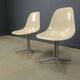 Chaises Eames La Fonda par Herman Miller, ensemble de 2 années 1960