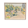 Swedish Oil on Canvas “Landscape” by Lena Jenny Malmajo,Vintage & Framed 46×37cm