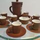 Ceramic coffee set antonio lampecco