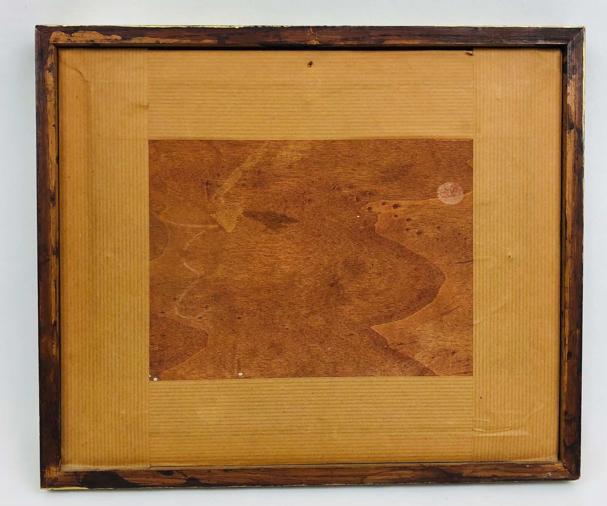 Vintage oil, "Le Poulailler" by P.Denarié, 19th