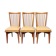 Serie de 3 chaises vintage style scandinave 60's 70's
