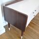 Vintage dressing table  nude and wood