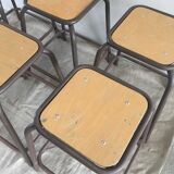 Set 6 industrial stools