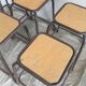 Set 6 industrial stools
