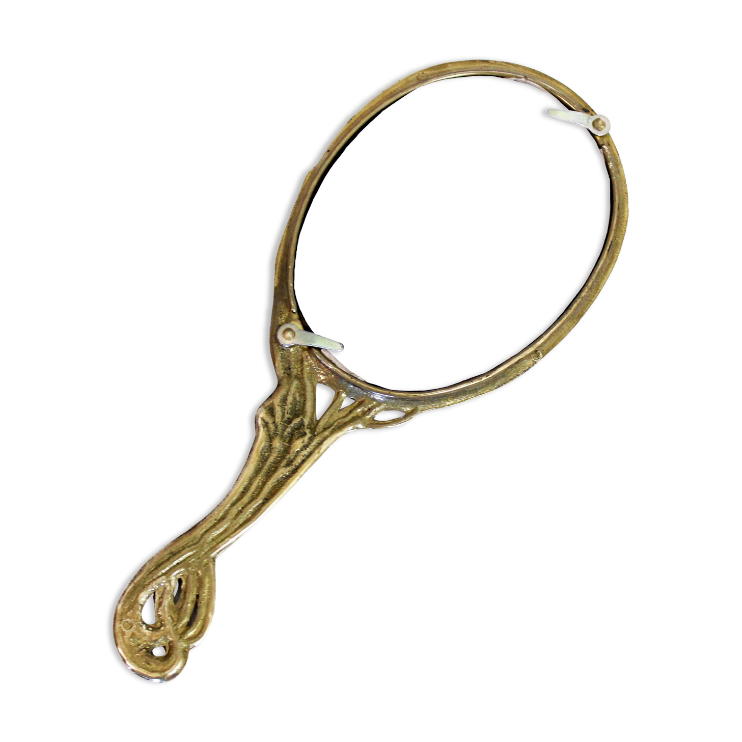 Bronze hand mirror