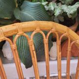 Lit enfant rotin 60's