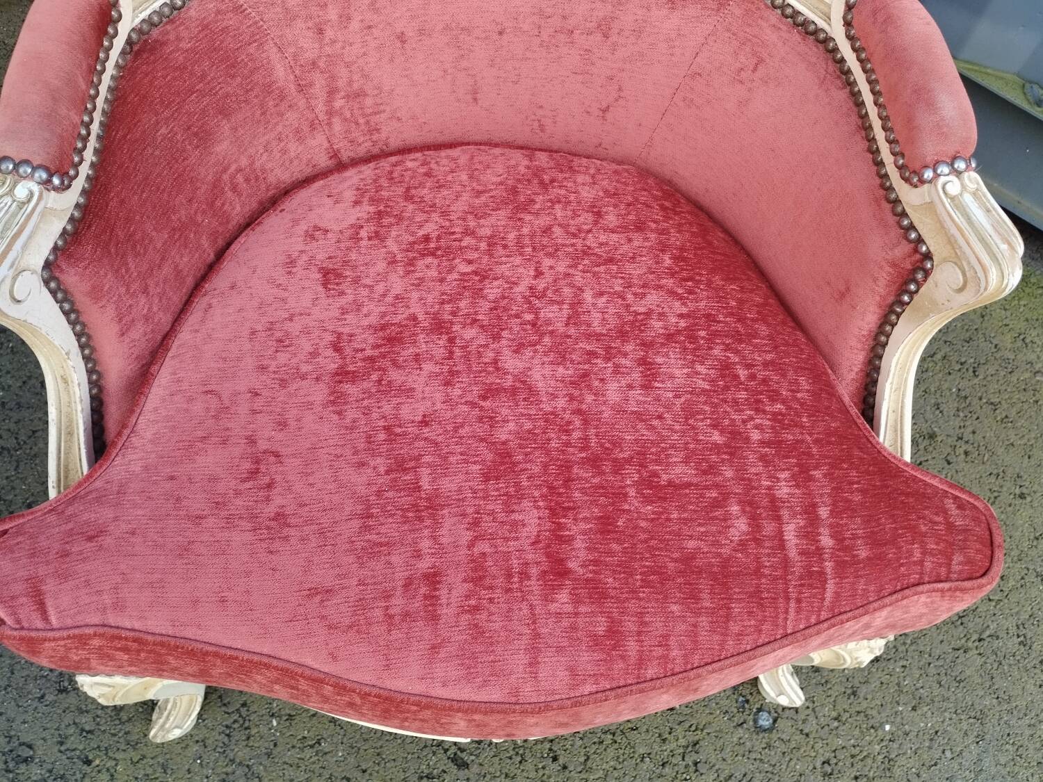 Pair of old Louis XV style armchairs