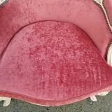 Paire de fauteuils anciens style Louis XV