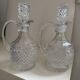 2 carafes cristal