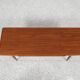 Table basse danoise du milieu du siècle en teck par Johannes Andersen pour Silkeborg