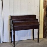 Louis Philippe style mahogany stepped desk, 19th century