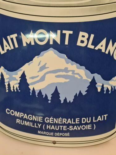 mont blanc enamelled plate