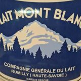 mont blanc enamelled plate
